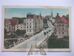 Dzierżoniów, Reichenbach, Dworcowa Street, 1928