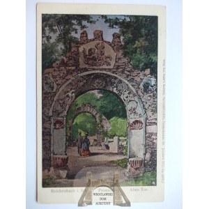 Dzierżoniów, Reichenbach, stara brama, cała błyszcząca, 1913