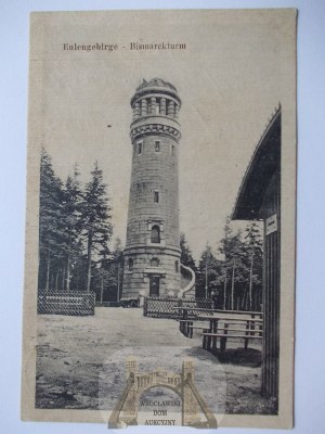 Sowie Mountains, Eulengebirge, Wieka Sowa, observation tower, ca. 1922