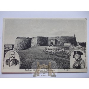Srebrna Góra, Silberberg, twierdza, donżon, Stary Fryc, ok. 1920