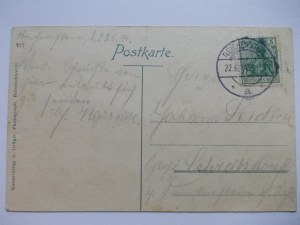 Zloty Stok, Reichenstein, restaurant im Schlackeltal, 1914