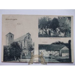 Laski k. Złoty Stok, kościół, folwark, sklep, 1926