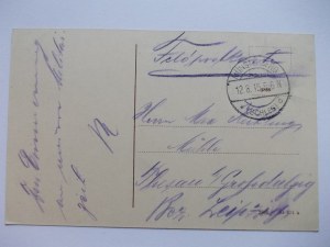 Ziębice, Munsterberg, Dworcowa Street, 1915
