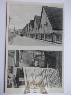 Chelmsko Slaskie near Kamienna Gora, weavers' houses, circa 1940.
