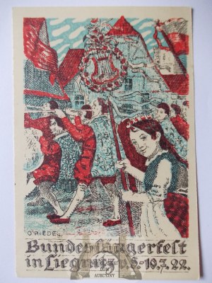 Legnica, Liegnitz, singing festival 1922