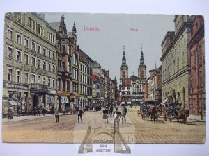Legnica, Liegnitz, Market Square, 1920