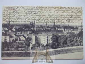 Legnica, Liegnitz, interesting panorama, 1907