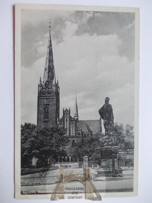 Legnica, Liegnitz, Emperor Frederick Memorial Church, ca. 1940.