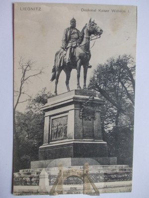 Legnica, Liegnitz, monument to Wilhelm I, 1911