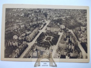 Legnica, Liegnitz, aerial panorama, circa 1930.