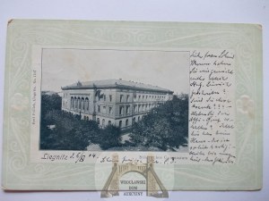 Legnica, Liegnitz, gymnasium, Art Nouveau, ca. 1903
