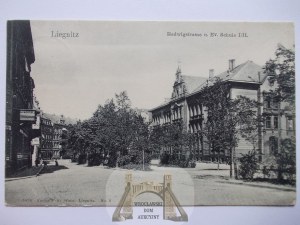 Legnica, Liegnitz, People's School No. I and II, 1908