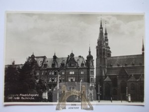 Legnica, Liegnitz, Slavic Square, church, 1937