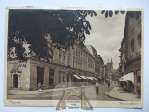 Legnica, Liegnitz, Najświętszej Marii Panny Street, ca. 1942