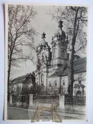 Legnickie Pole, Wahlstatt, church, circa 1930.