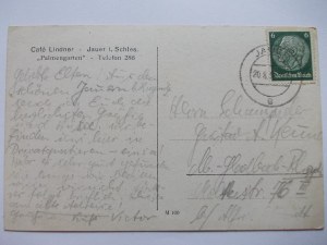 Jawor, Jauer, Lindner cafe, ca. 1938