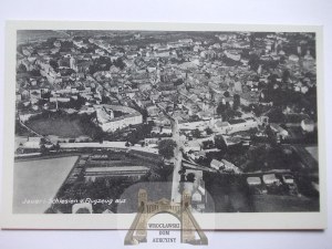 Jawor, Jauer, aerial panorama, ca. 1942.