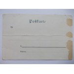 Bolków, Bolkenhain, jednobarwna litografia, vorlaufer, 1895