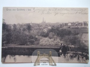 Zlotoryja, Goldberg, panorama, 1906