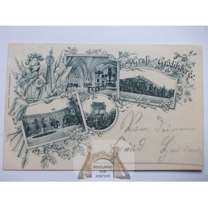 Grodziec, zamek, gruss, 1898