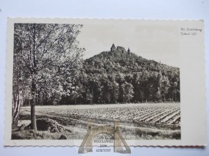 Grodziec, castle, panorama, 1935