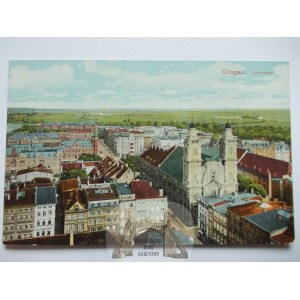 Głogów, Glogau, panorama, ok. 1914