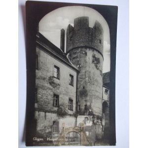 Głogów, Glogau, wieża głodowa, ok. 1935