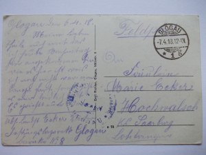Glogow, Glogau, lazaret, 1918