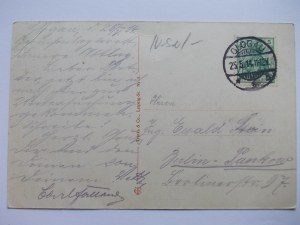 Glogow, Glogau, monument, 1914