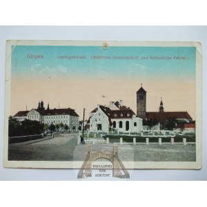 Głogów, Glogau, sąd, 1915