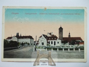 Glogow, Glogau, court, 1915