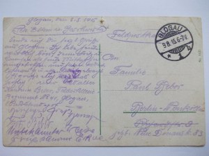 Glogow, Glogau, court, 1915