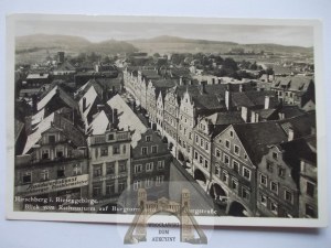 Jelenia Góra, Hirschberg, Burgstrasse, 1929
