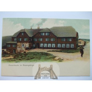 Karkonosze, Riesengebirge, schronikso Riesenbaude, ok. 1900