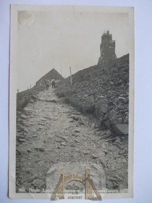 Giant Mountains, Riesengebirge, last ascent of Sněžka, 1932
