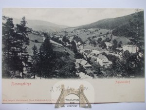 Jagniątków, Agnetendorf, panorama, ca. 1900.