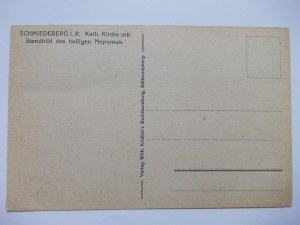 Kowary, Schmiedeberg, church, ca. 1920