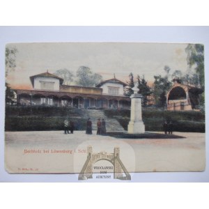 Lwówek Śląski, Lowenberg, pomnik, ok. 1900
