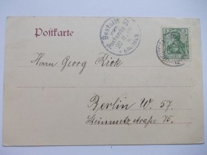 Chmielno near Lviv Slaski, school, inn, 1905