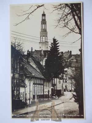Gryfów Śląski, Greiffenberg, street, 1930