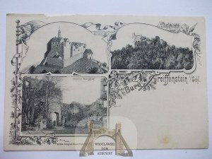 Proszówka near Gryfów Ślaski, Castle, ca. 1900.