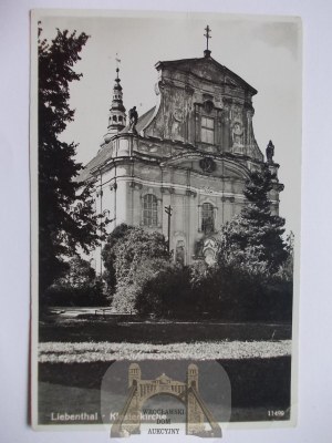 Lubomierz, Liebenthal, monastery, circa 1940.