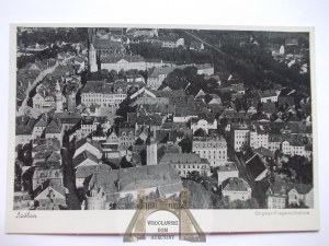 Luban, Lauban, aerial panorama, 1940