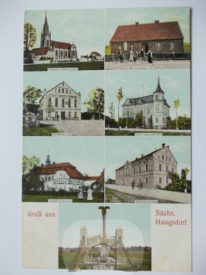 Nawojów Łużycki near Lubań, 7 views, brewery, ca. 1914