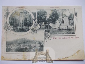 Łupki near Wleń, brewery, monument, castle,1904
