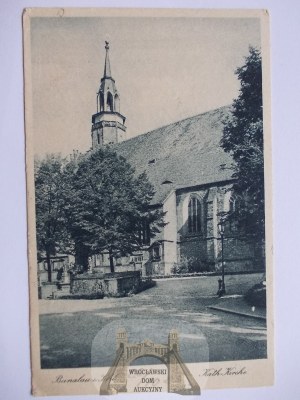 Boleslawiec, Bunzlau, Catholic church, 1926