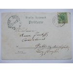 Opolno Zdrój, Bad Oppelsdorf, litografia, 1898