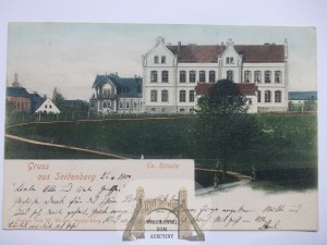 Zawidow, Saidenberg, Evangelical school, 1900