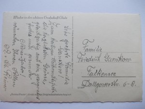 Klodzko, Glatz, winter panorama, Marx publisher, ca. 1935