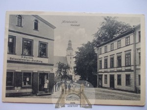 Międzylesie, Mittelwalde, suburb, colonial store, 1912